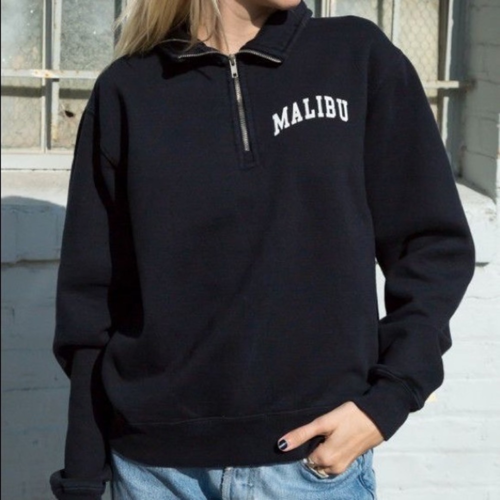 Malibu quarter zip sweatshirt